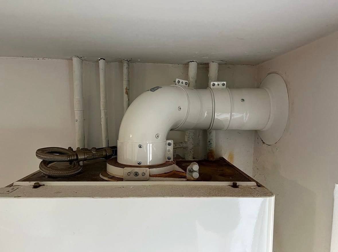 Boiler flue installation