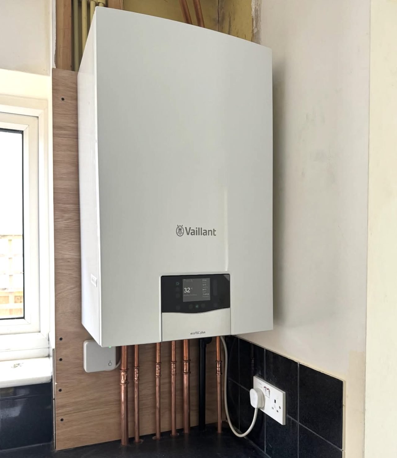 New Vaillant combi boiler installation in Rotherham